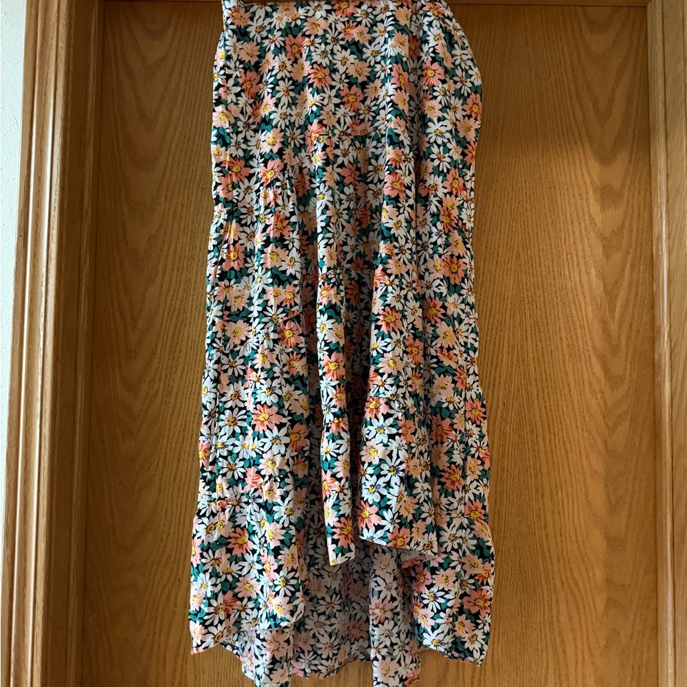 Floral High-Low Women's Skirt